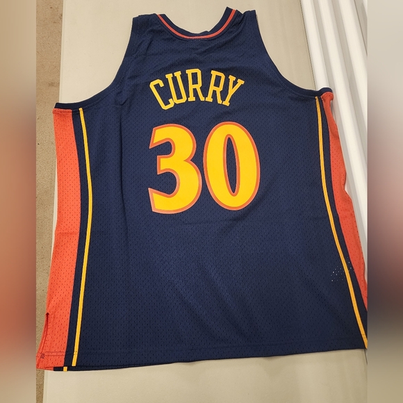 Mitchell & Ness Stephen Curry Golden State Warriors 2009-10 Jersey Size 2XL - Picture 6 of 9